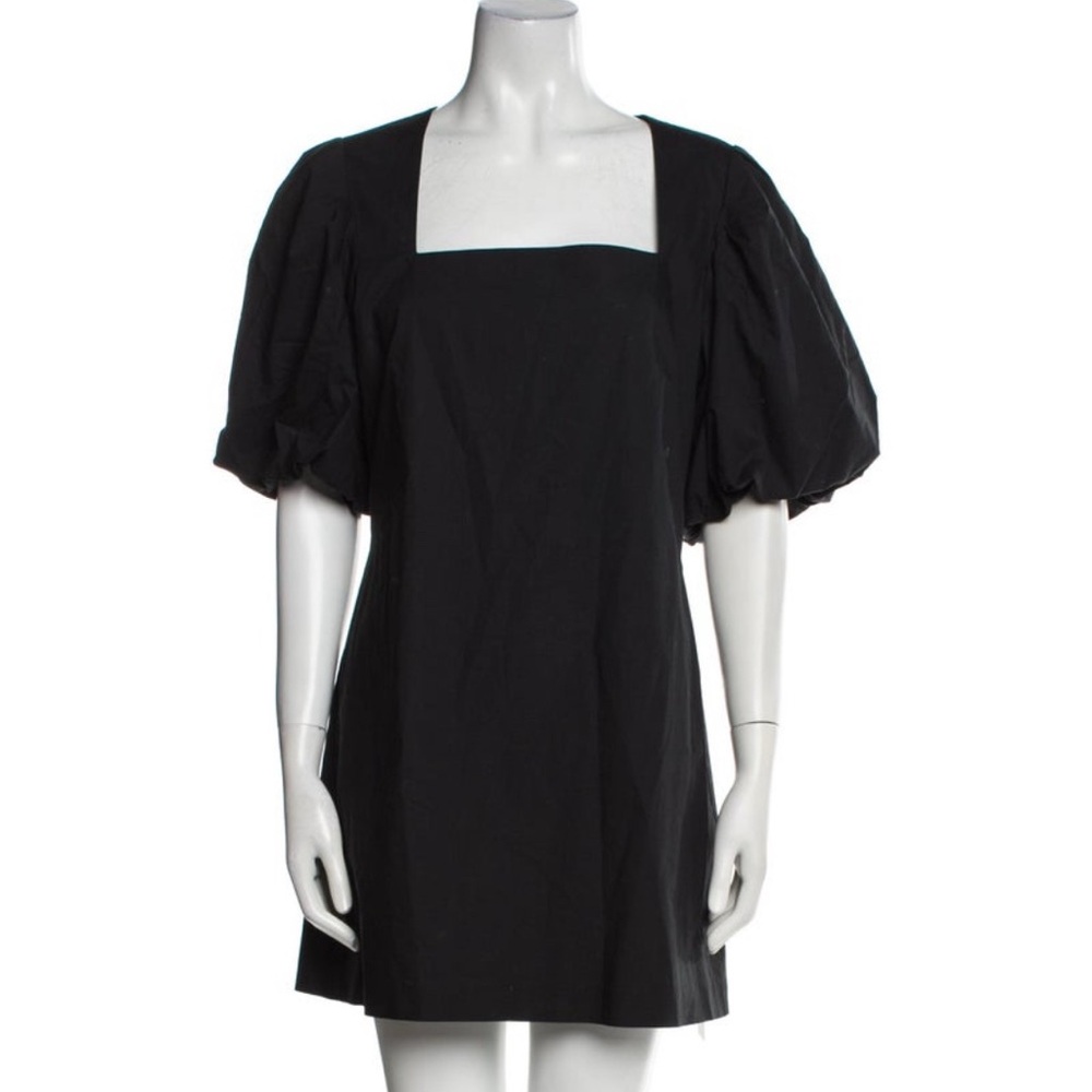 Frame Denim Black Asymmetrical Dress
